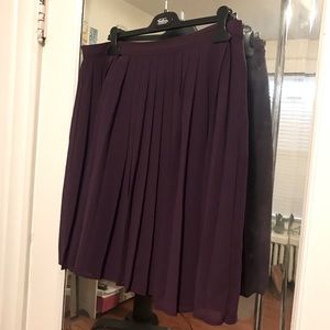 💜Modcloth Purple Pleated Skirt💜